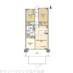 ドゥーエ町屋の物件間取画像